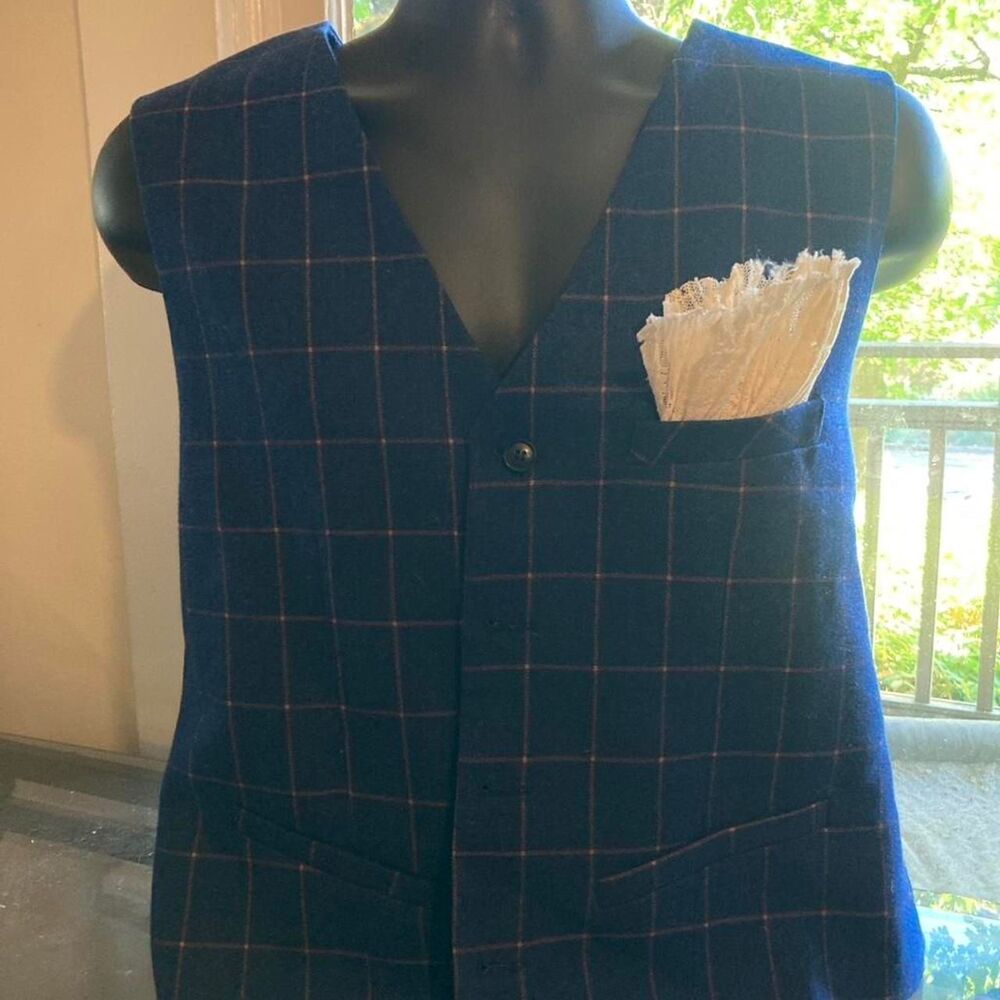 Unbranded Women's Blue and Navy Gilet